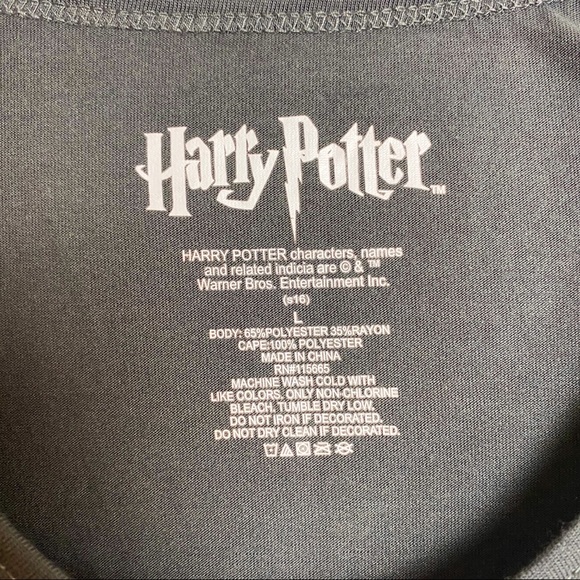 HARRY POTTER T-Shirt with Cape Size L - Picture 6 of 6